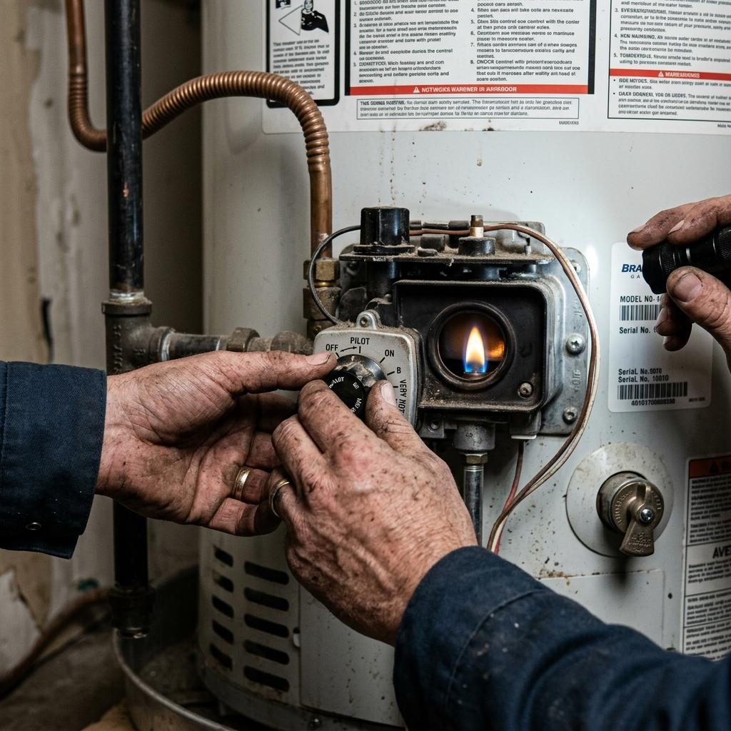 Tankless water heater installation in Denton, TX