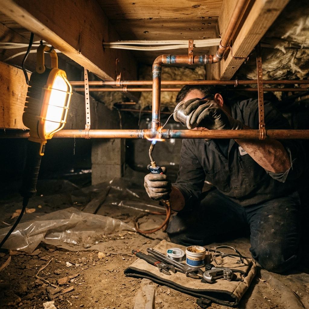 24/7 Emergency plumbing in Denton, TX